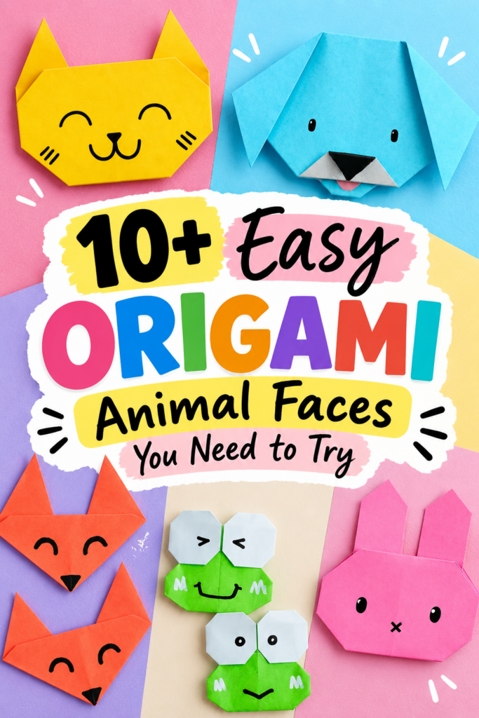 10+ Easy Origami Animal Faces You Need to Try 10+ Easy Origami Animal Faces You Need to Try