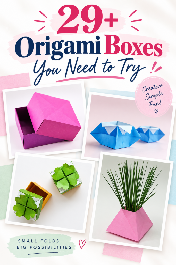 29+ Origami Boxes You Need to Try 29+ Origami Boxes You Need to Try