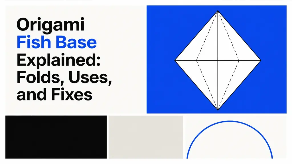 origami fish base explained