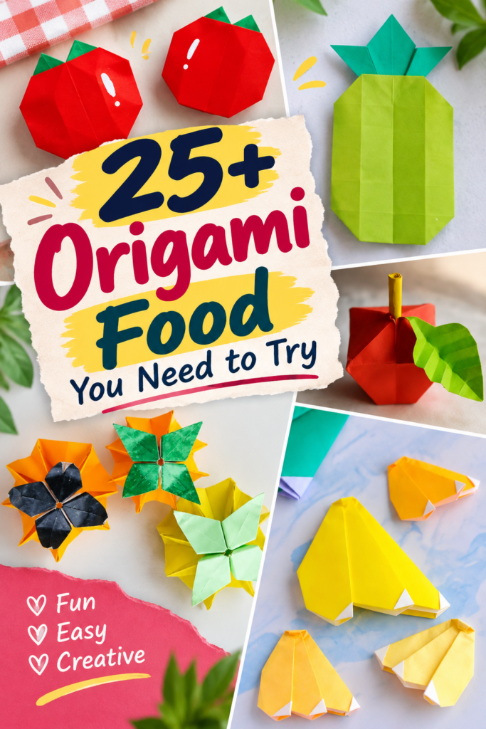 25+ Origami Food You Need to Try
