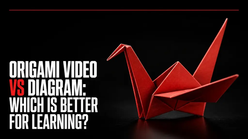 origami video vs diagram which is better for learning