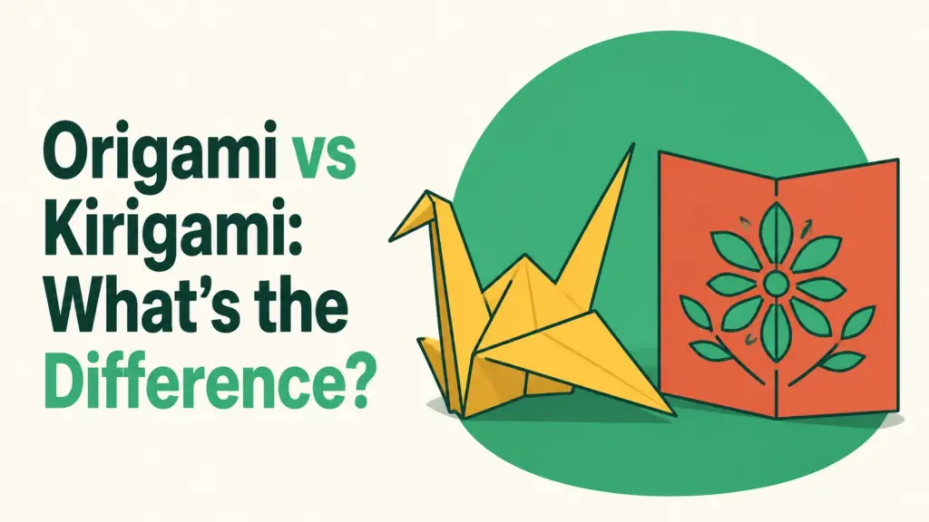 Origami vs Kirigami: What’s the Difference? origami vs kirigami whats the difference
