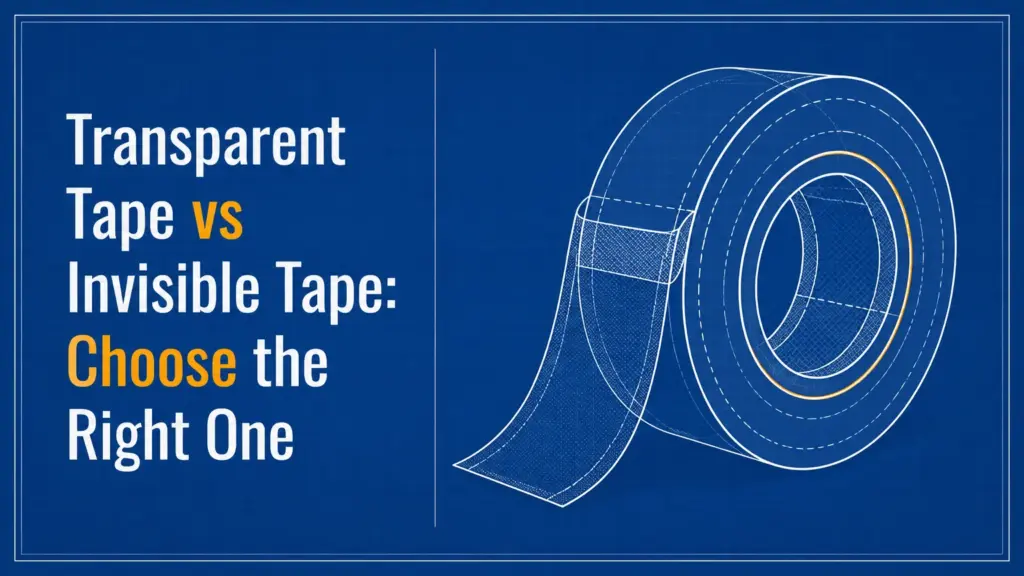 Transparent Tape vs Invisible Tape: Choose the Right One transparent tape vs invisible tape