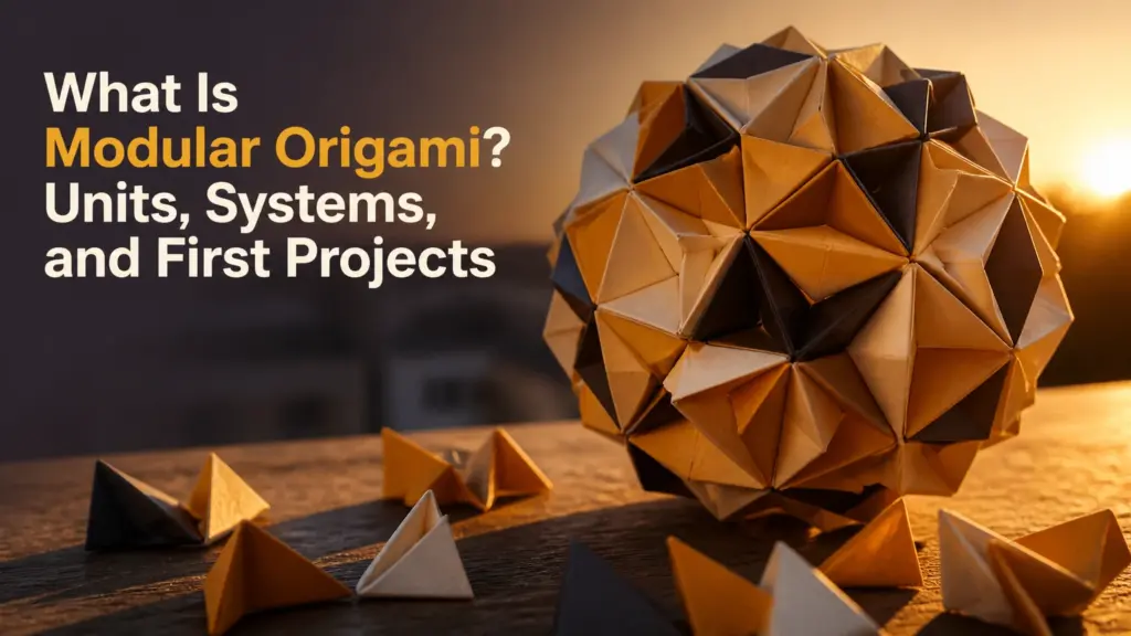 What Is Modular Origami? Units, Systems, and First Projects what is modular origami