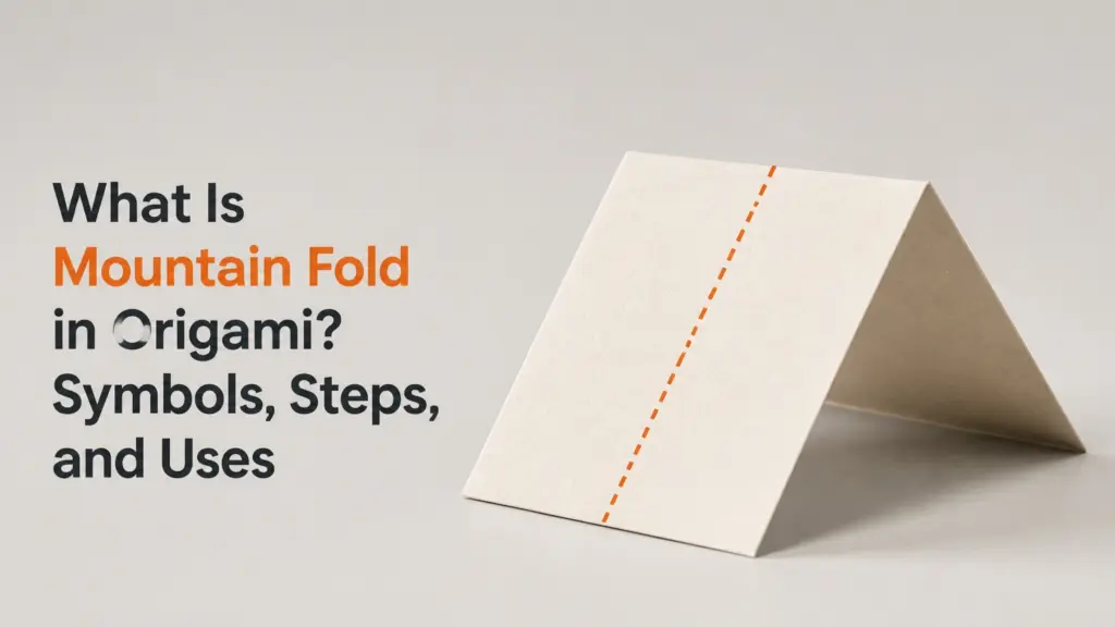 what is mountain fold in origami