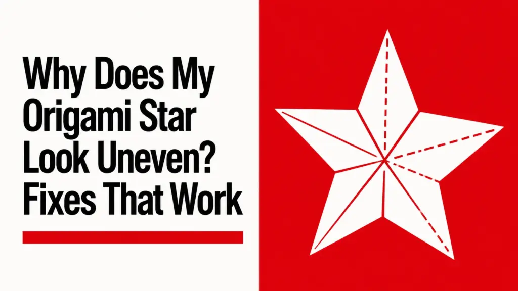 Why Does My Origami Star Look Uneven? Fixes That Work why does my origami star look uneven