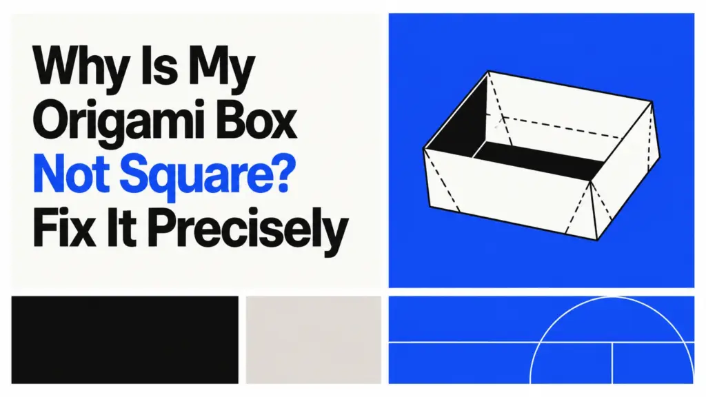 Why Is My Origami Box Not Square? Fix It Precisely why is my origami box not square