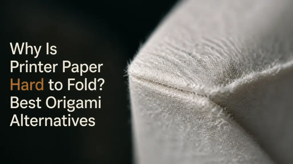 why is printer paper hard to fold best alternatives