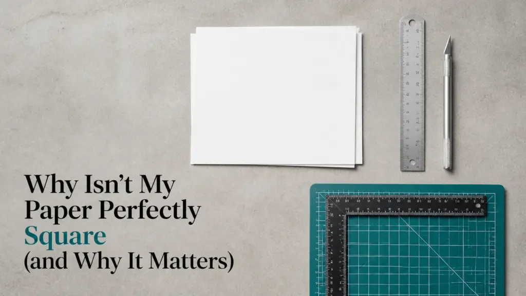 why isnt my paper perfectly square and why it matters