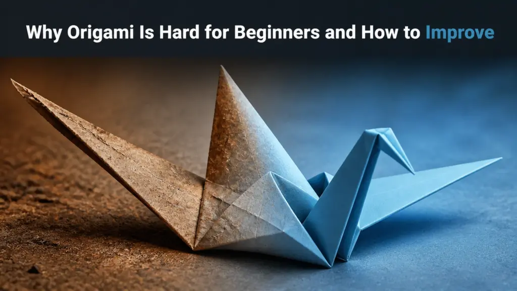 why origami is hard for beginners and how to improve