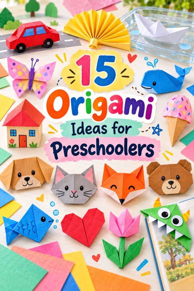 15 Origami Ideas for Preschoolers