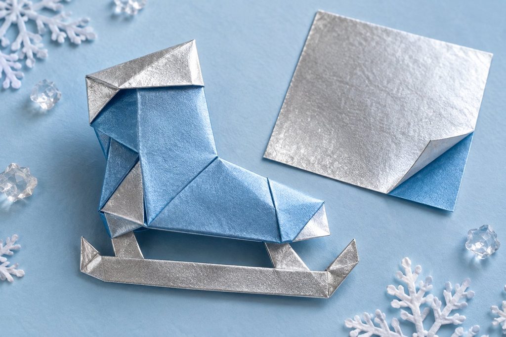 Origami Ice Skate
