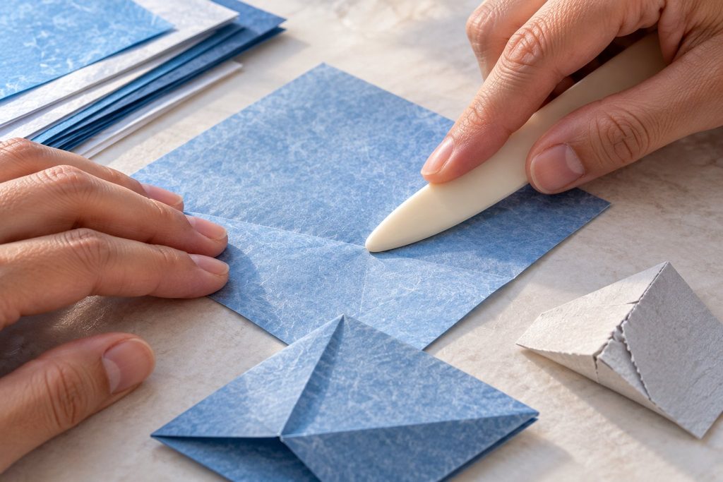 Paper Tearing / Crease Technique