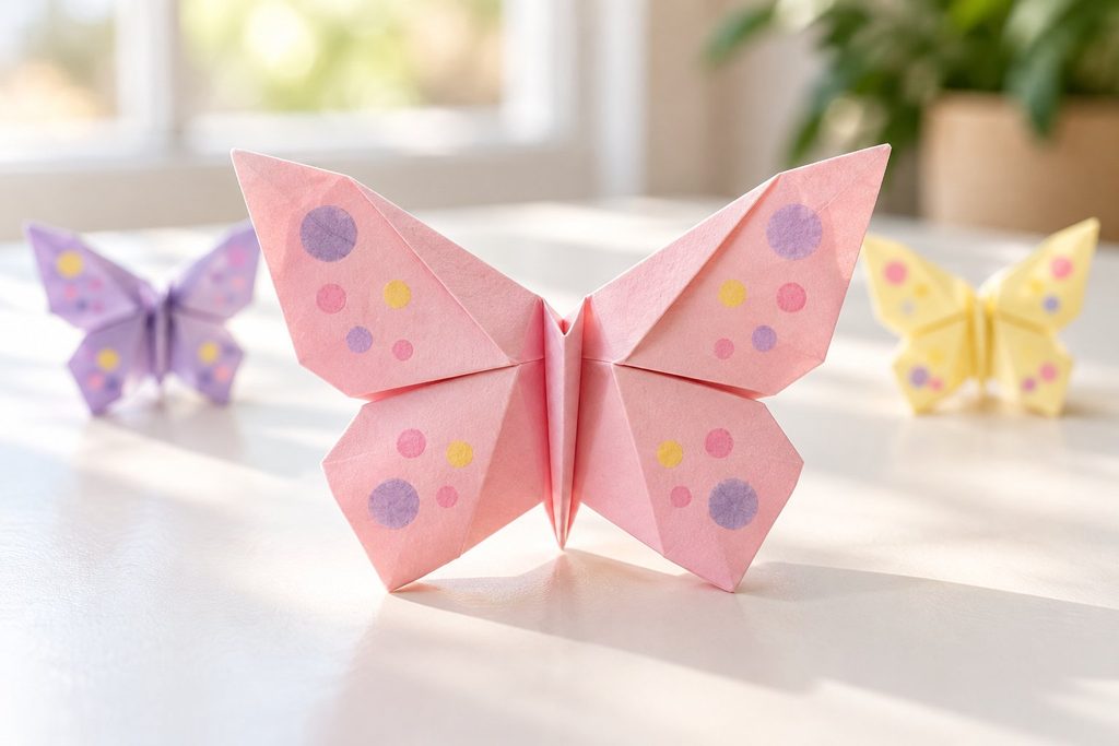 Simple Origami Butterfly