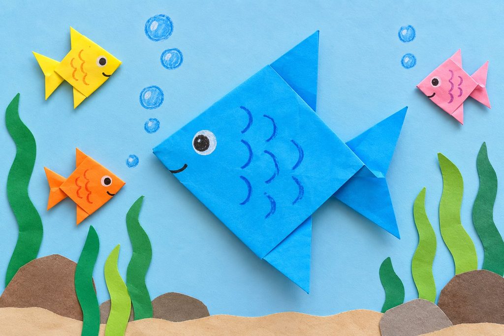 Simple Origami Fish